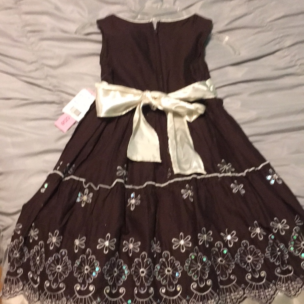 She’s The One Girls Brown Dress 7 - Picture 2 of 4